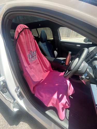 Customer photo review of Waterproof Car Towel Seat Cover