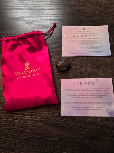 Customer photo review of VIP Crystal Club ~ Monthly Crystal Tester