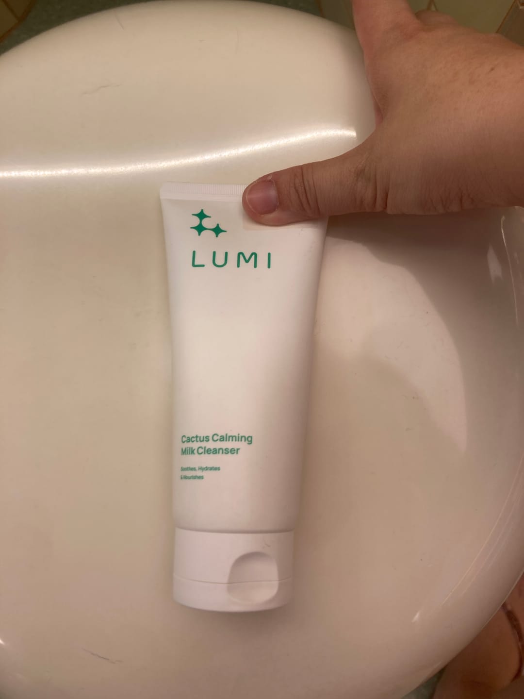 Customer photo review of Cactus Calming Milk Cleanser