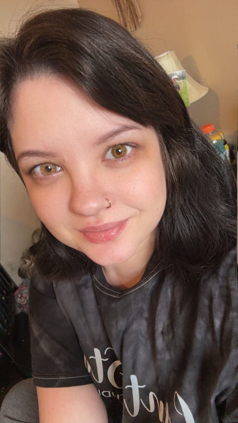 Customer photo review of Russia Brown Prescription Colored Contact Lenses