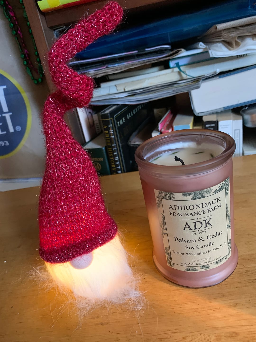 Customer photo review of Balsam & Cedar Candle