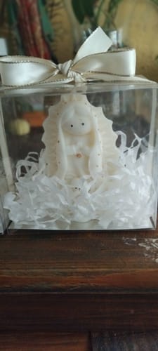 Customer photo review of Molde Virgencita Plis 3D 11 cm Molde de Silicón