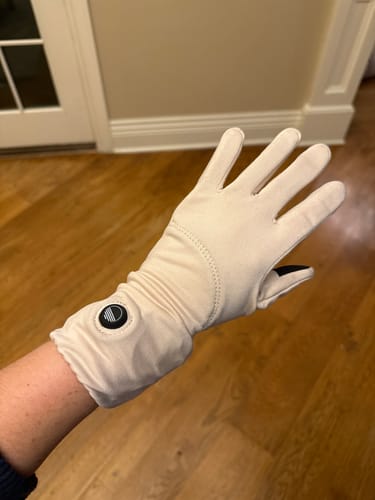 Customer photo review of Toasty Touch® Ultra Thin Heated Gloves