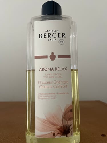 Customer photo review of Aroma Relax Oriental Comfort - Lampe Maison Berger Fragrance - 500 Ml