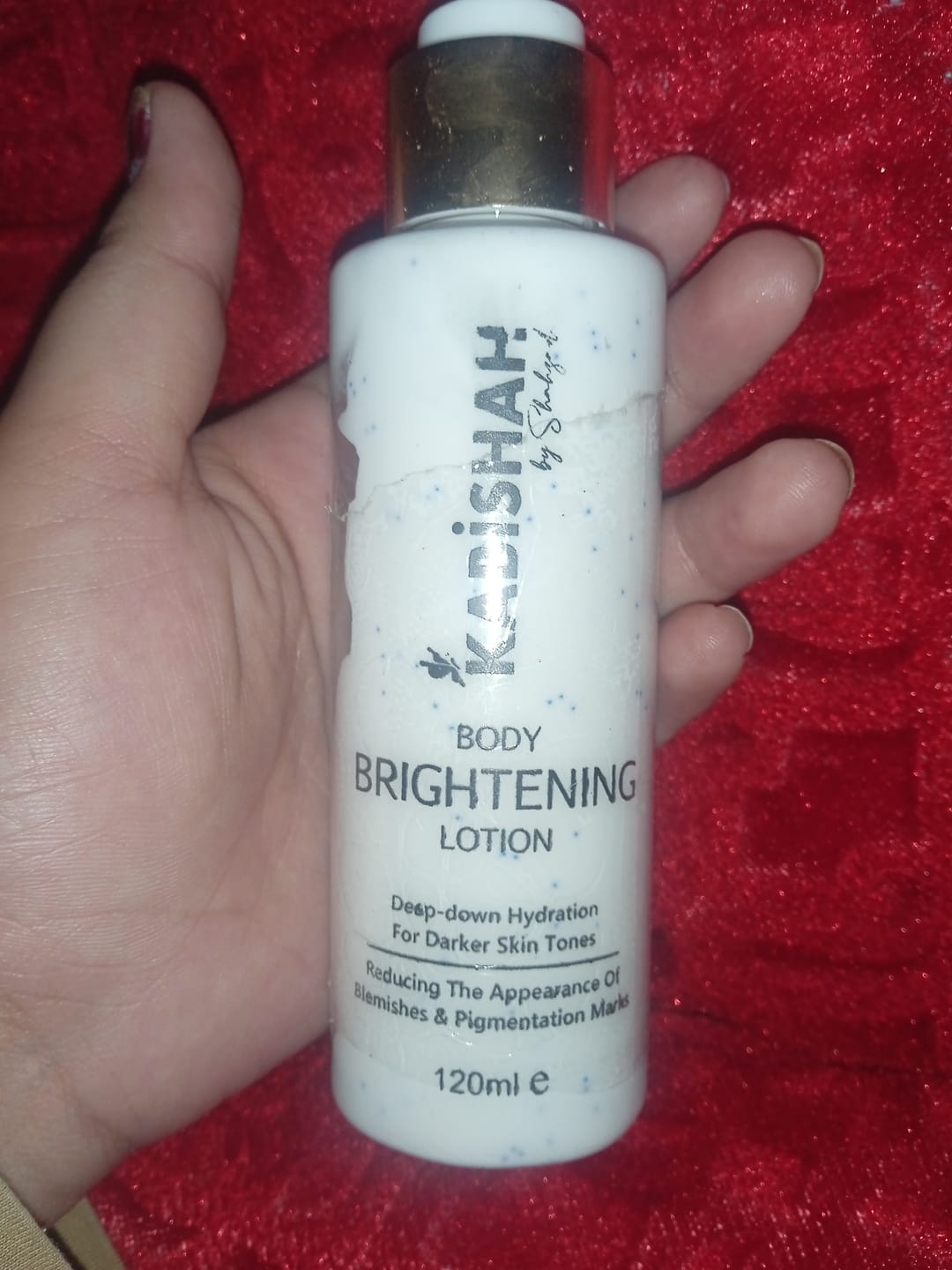 Customer photo review of Body Hydrating & Brightening Bundle