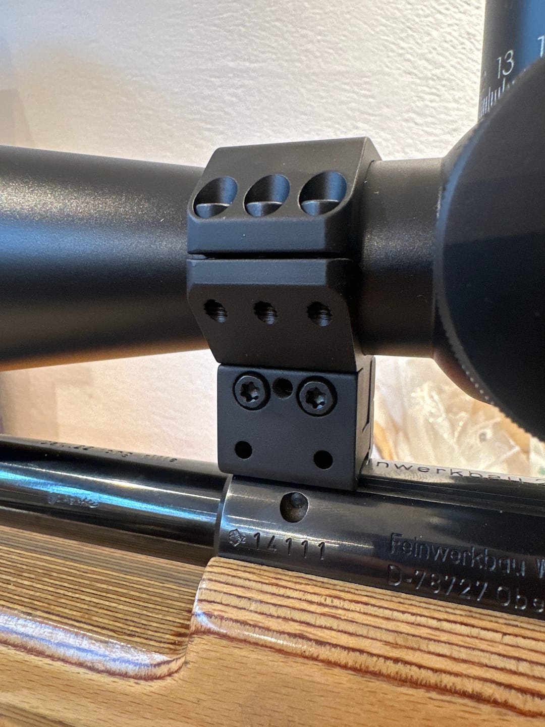 Customer photo review of Vector Optics höhenverstellbare Montage für 25,4mm, 30mm & 34mm Tubus und 11mm / 21mm Schiene