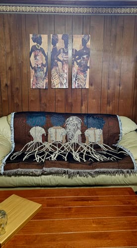 Customer photo review of Royal Woven Throw