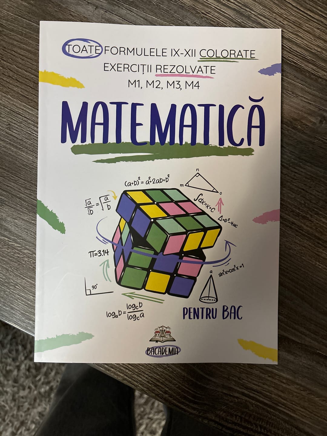 Customer photo review of Carte Matematică Bacalaureat (M1, M2, M3, M4) Bacademia