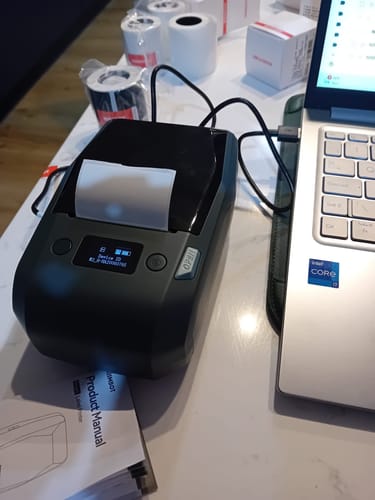 Customer photo review of NIIMBOT M2 Thermal Transfer Label Maker, Smart Color Printing with Phones & PC for Office, Outdoor Equipment