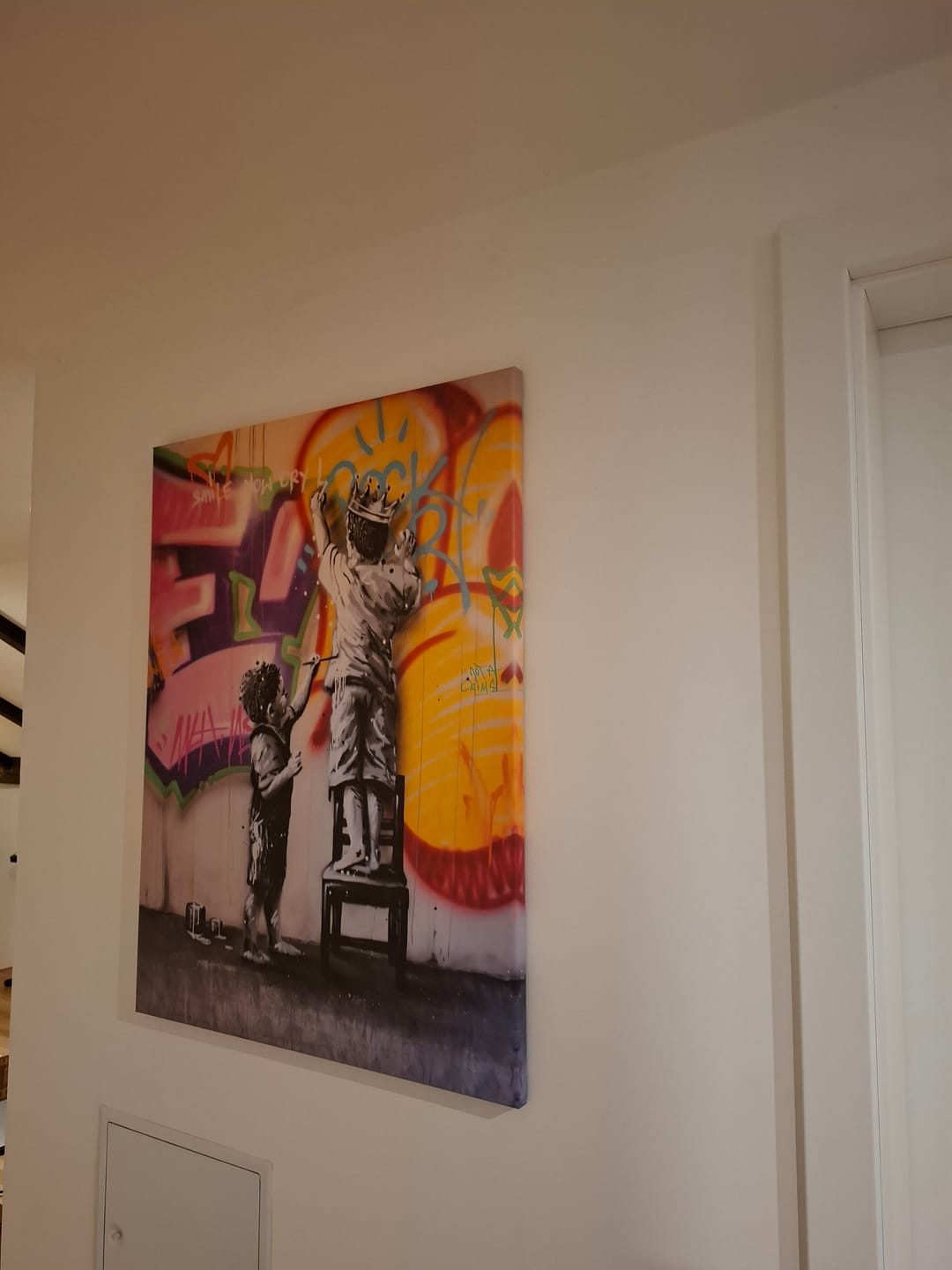 Customer photo review of First Kiss Banksy