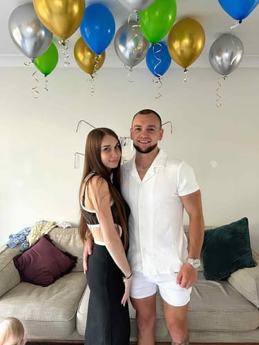 Customer photo review of Havana Cuban Collar Stretch Knit Shirt - White
