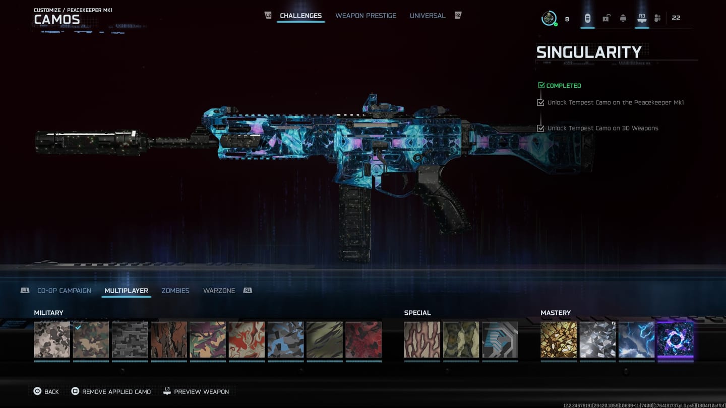 Customer photo review of BO7 - Multiplayer Camos
