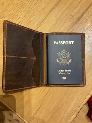 Customer photo review of Passport Case Wallet