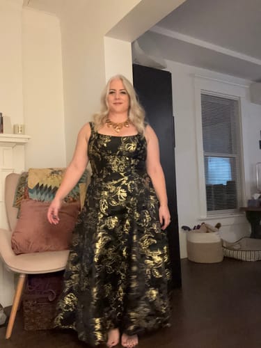 Renee L. review of Aspen A-Line Dress by Bariano - RENTAL image 1 out of 2