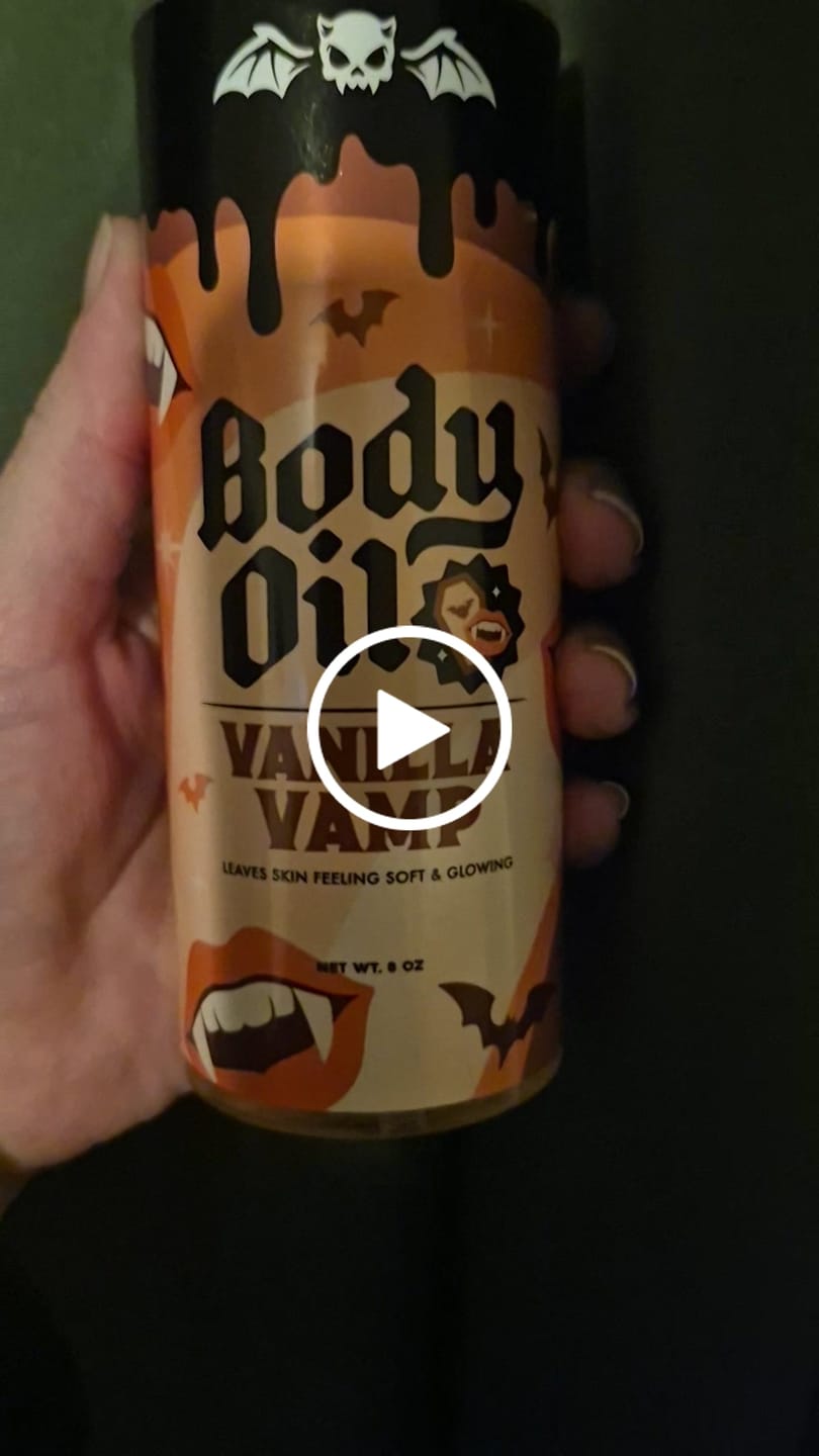 Customer video review of Vanilla Vamp Body Oil