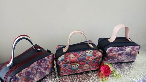 Customer photo review of FITA LISTRAS 30MM COR MARINHO/CREME/BORDO 1 METRO