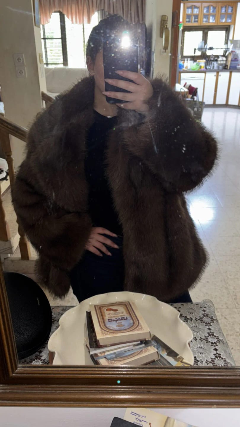 Customer photo review of Tilda Faux Fur Coat