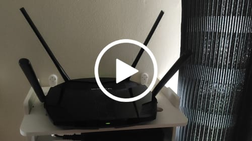 Customer video review of Router Mercusys MR80X AX3000 Wi-Fi 6 Doble Banda con 4 Antenas