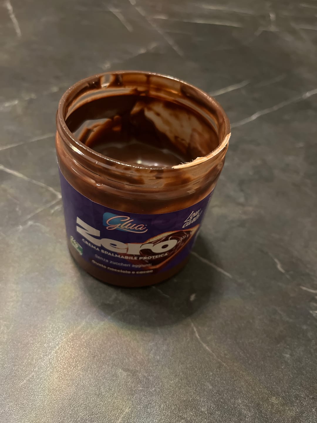 Customer photo review of Crema proteica gusto nocciola e cacao