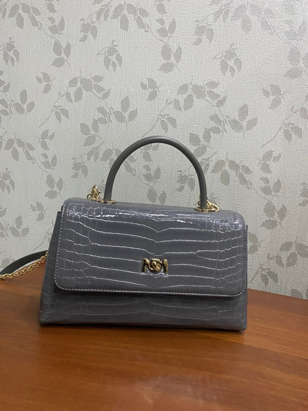 Customer photo review of Matmazel Scheat Gri Kadın El ve Omuz Çantası