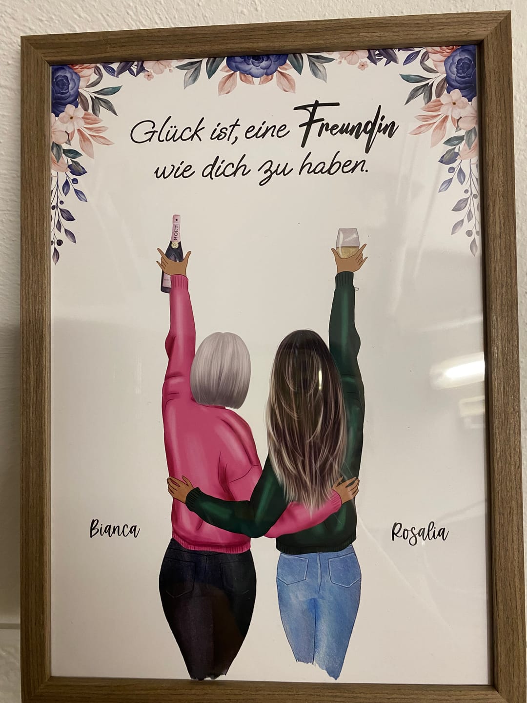 Customer photo review of Best Friends Forever - Personalisiertes Poster