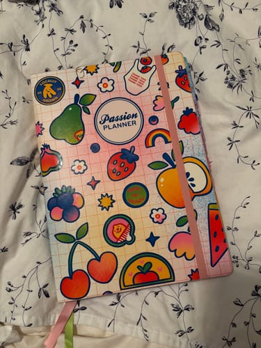 Customer photo review of Weekly 2025-2026 Mid-Year Planner - Fruit for Thought