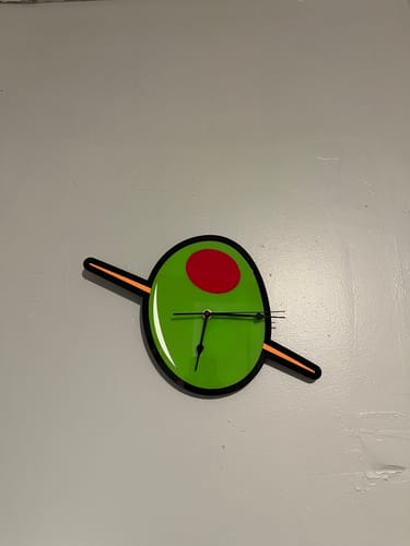 Customer photo review of Olive Wall Clock