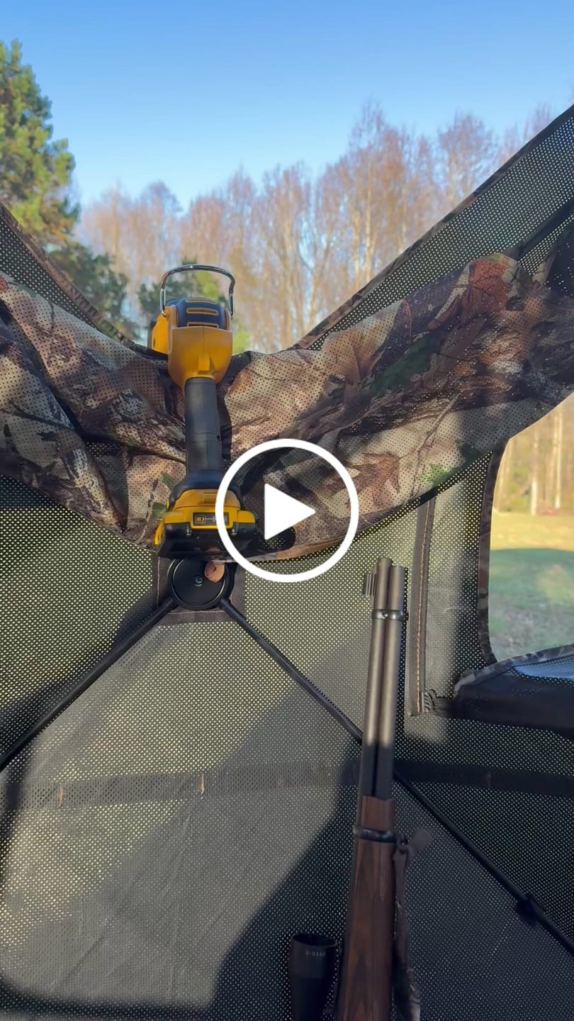 Customer video review of Tidewe Vis360 See-Through Ground Blind for Deer/ Turkey Hunting (3-4 Person)