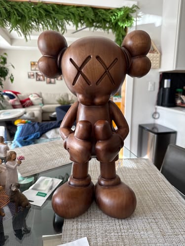 Customer photo review of Kaws Wood Sculpture #WH063