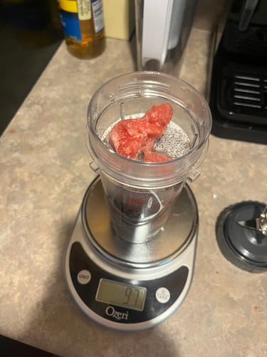 Customer photo review of Whey Protein Isolate Unflavored