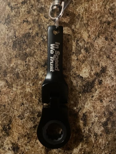 Customer photo review of 10mm Wrench Keychain