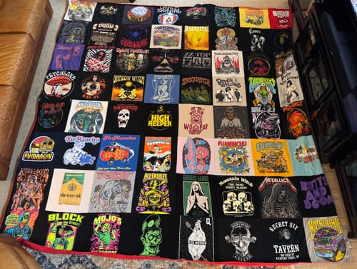 Customer photo review of Premium T Shirt Quilt