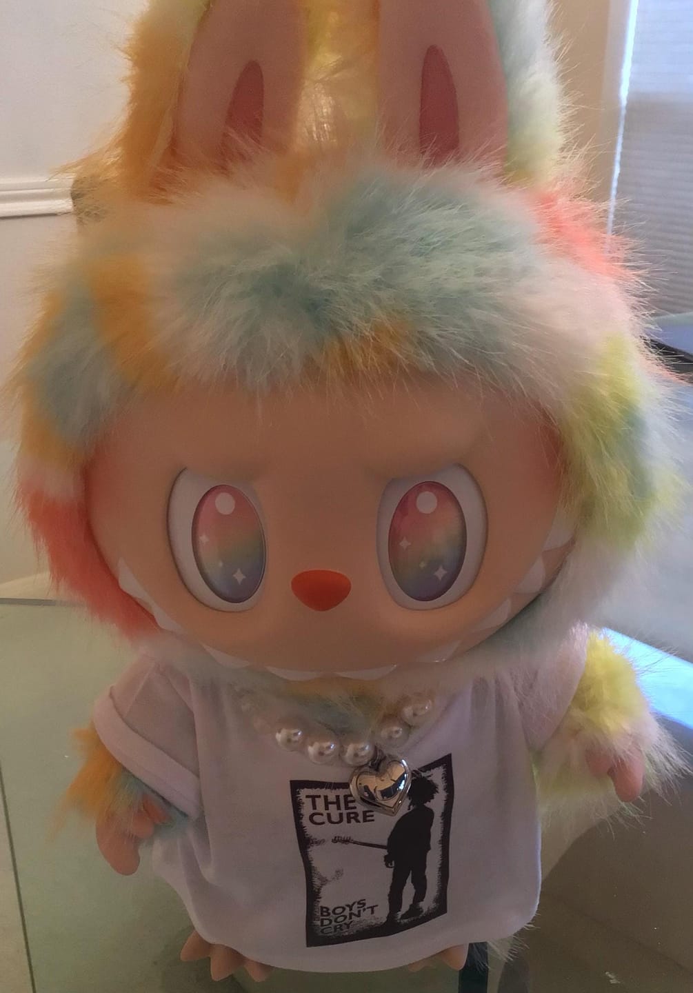 Customer photo review of Custom Plushie T-Shirt — Fits 14–16-inch Plushies