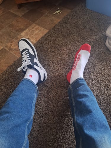 Customer photo review of MOONSTONE CREW SOCKS