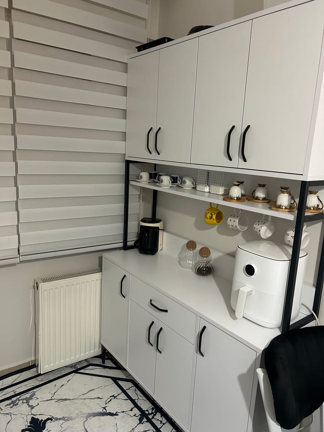 Customer photo review of Rani JE134 Çok Amaçlı Dolap 10 Kapaklı 1 Çekmeceli Kiler Mutfak Dolabı Beyaz