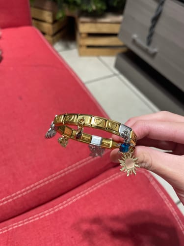 Customer photo review of Charm Tulipanes rosas