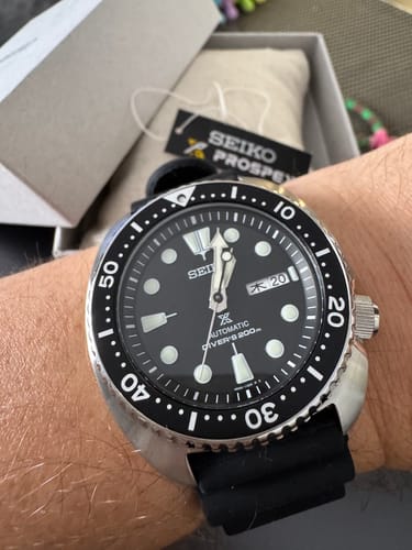 Customer photo review of Seiko Prospex Men's 45mm Stainless Steel Automatic Watch SRPE93K