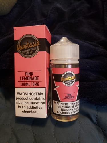 Customer photo review of Vapetasia Pink Lemonade 100ml Vape Juice