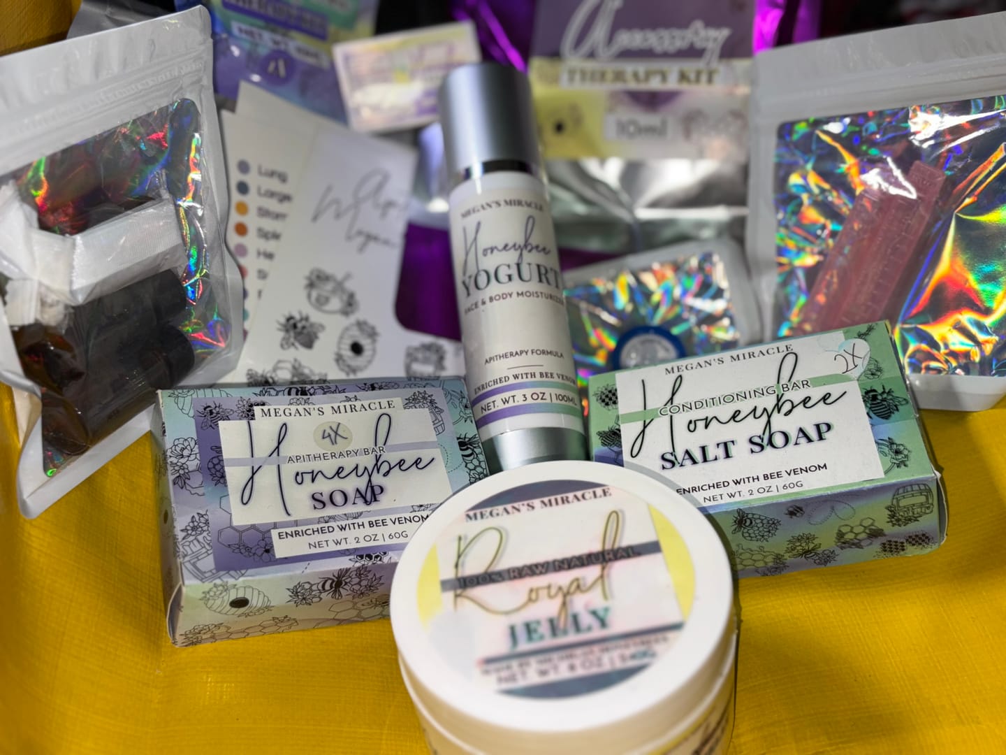 Customer photo review of Honeybee Foaming Bath Butter