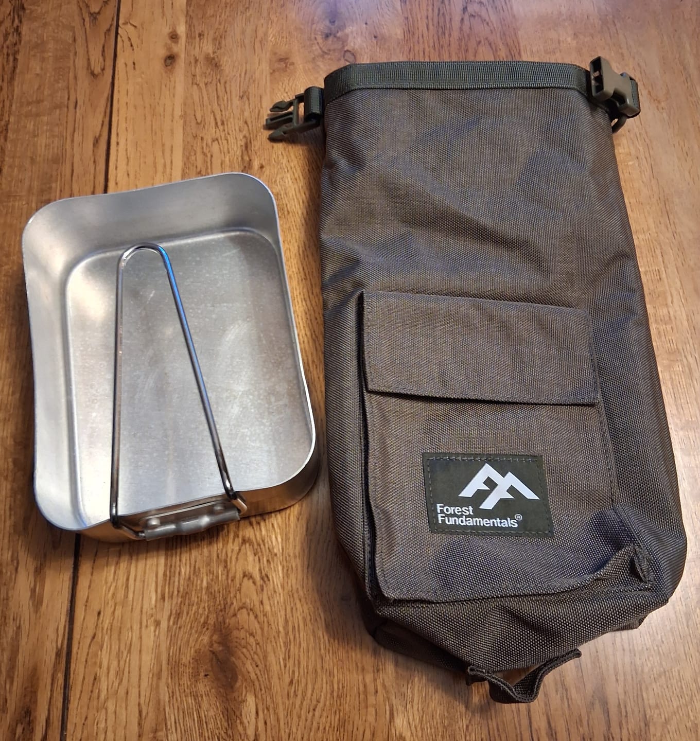 Customer photo review of Mess Tin Bags | 1000D Nylon Roll-Top Bags