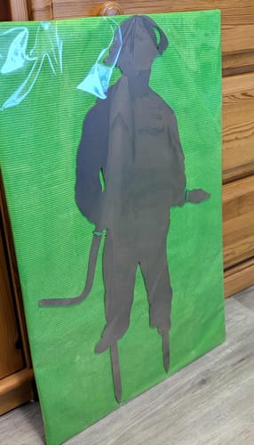 Customer photo review of Gartenstecker Feuerwehrmann