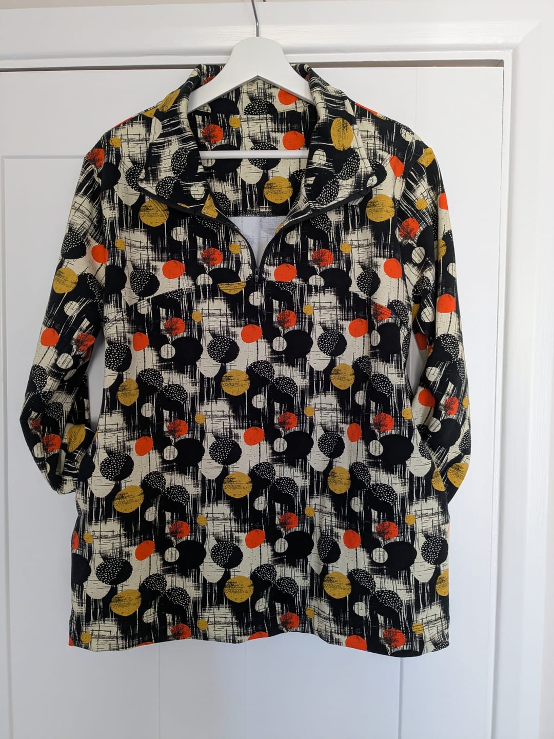 Customer photo review of Retro Rounds French Terry Fabric