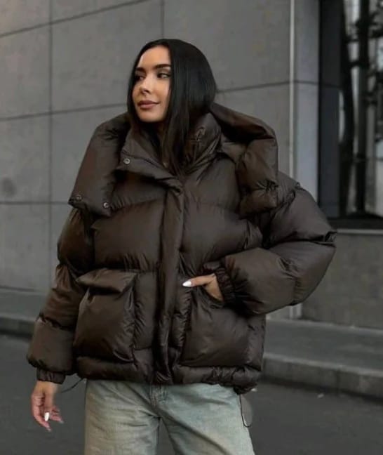 Customer photo review of Jennifer Hooded Puffer Jacket
