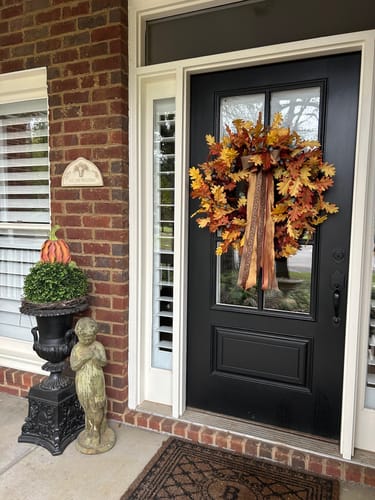 Customer photo review of Haven Harvest Wreath Ribbon
