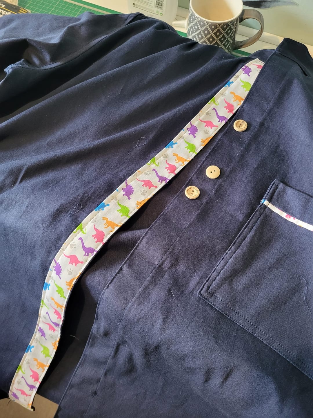 Customer photo review of Mini Dinosaurs Polycotton Fabric