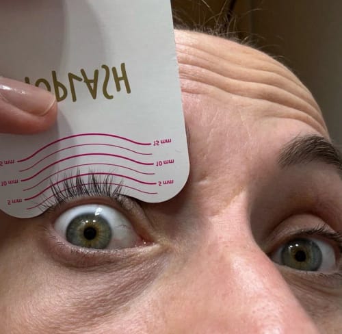 Customer photo review of Toplash eyelash and eyebrow growth serum — 3ml