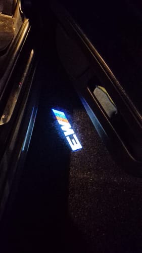 Customer photo review of BMW E SERIES DOOR LIGHTS