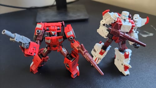Customer photo review of 【Incoming】Craftsman Toys Dajiangshe DJS-02D DJS02D Jette (Strafe) / DJS-02E DJS02E Karl (Lightspeed) Tacticlord Combiner ( IDW G1 Computron Combiner / Technobot) 2 in 1 Set 10cm / 4"