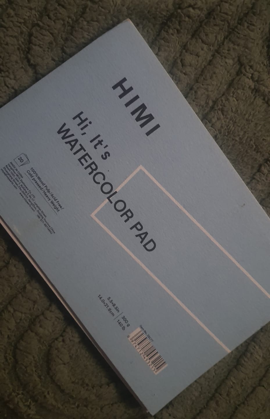 Customer photo review of Himi Watercolor Pad - Block Acuarela 14 x 21,6 cm 300 gm2