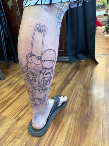 Customer photo review of Signature Tattoo Numbing Cream 3 TUBE
